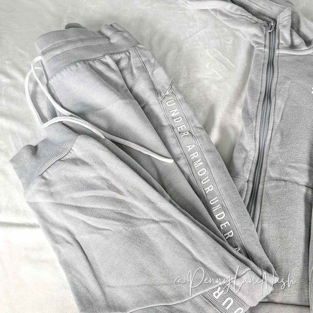 Under Armour Pants & Hoodie Sweatsuit Gray - Picture 2 of 14